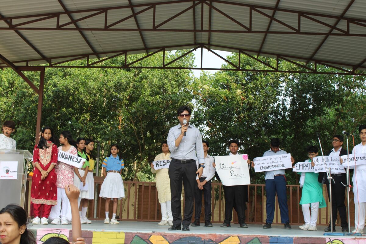 Class VIII B conducted a meaningful assembly''1