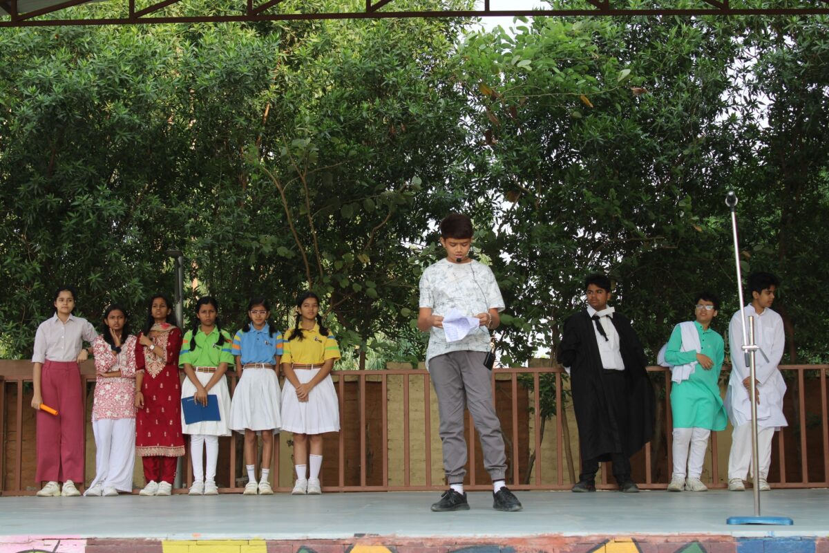 Class VIII B conducted a meaningful assembly''2