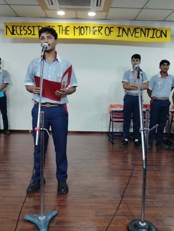 Morning Assembly by Class IX'6