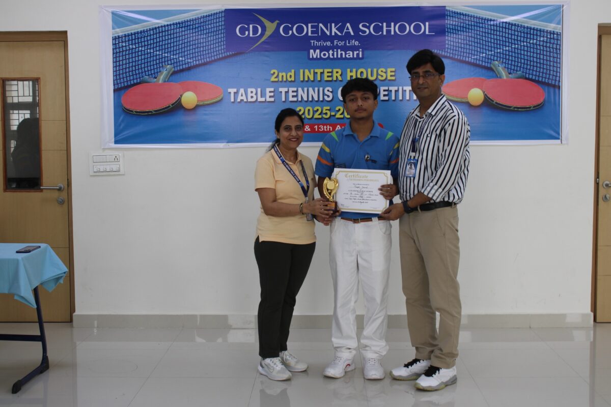The 2nd Inter-House Table Tennis Tournament'20