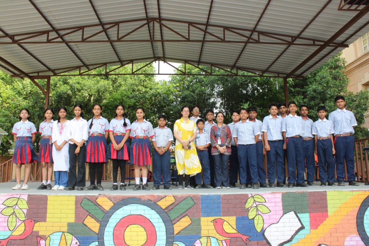 morning assembly, VII B,''1