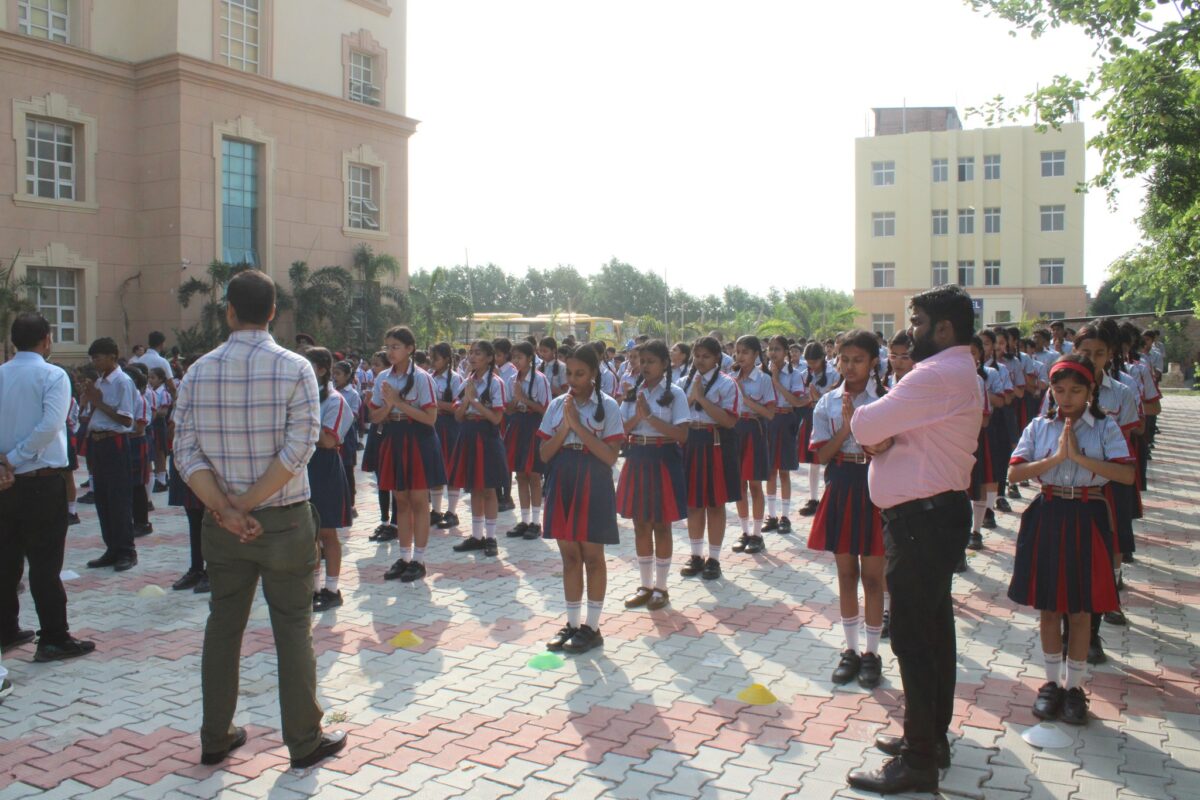 morning assembly, VII B,''12