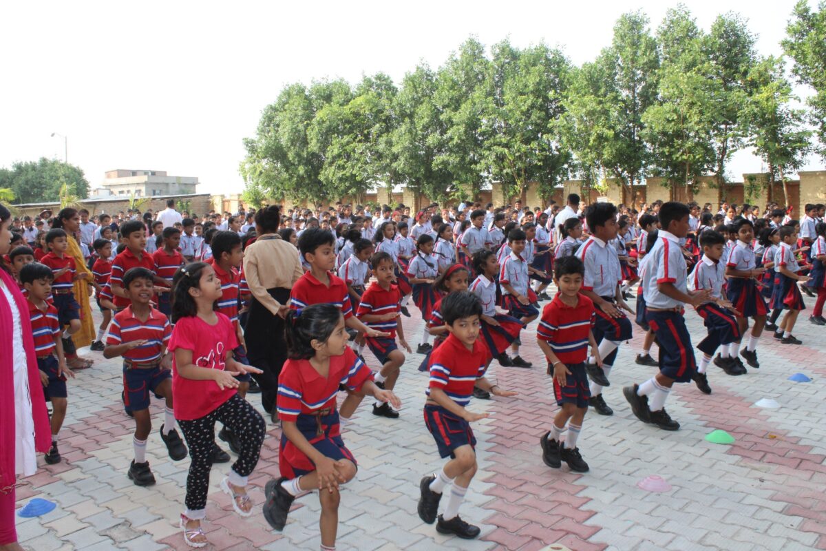 morning assembly, VII B,''3